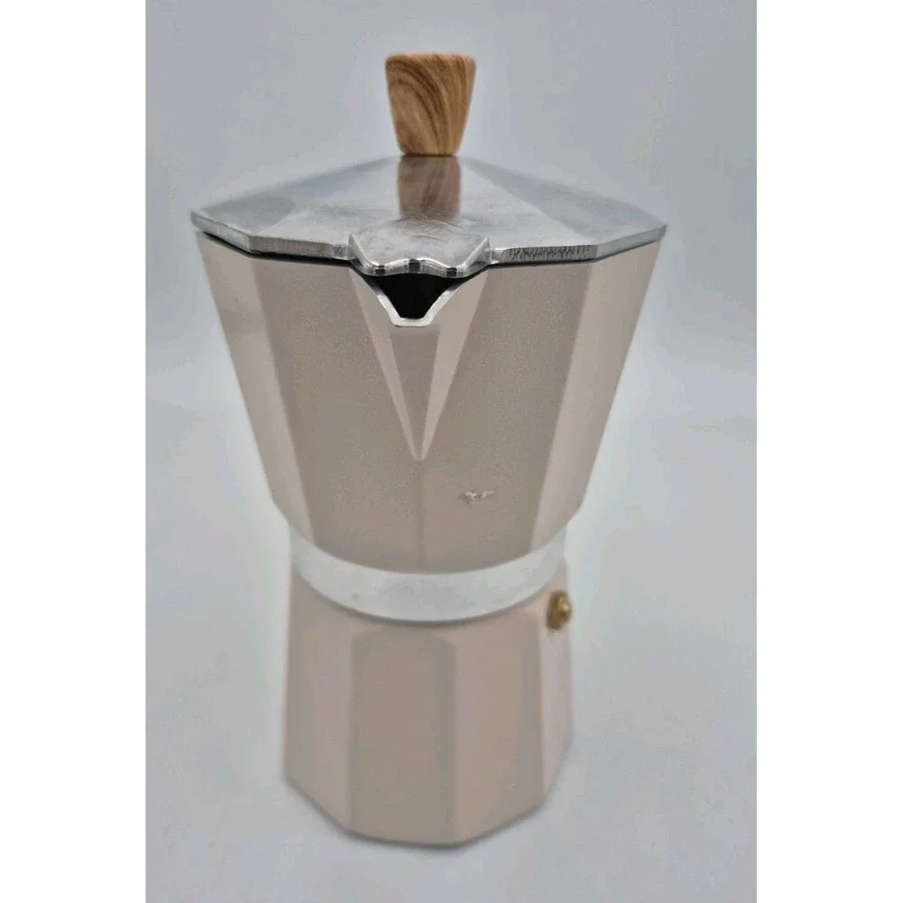 Espresso Maker,  Stovetop Italian Coffee Maker, Ground Coffee New With Flaws
